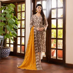 3 Pcs Lawn – Unstitched Salina by Regalia Textile