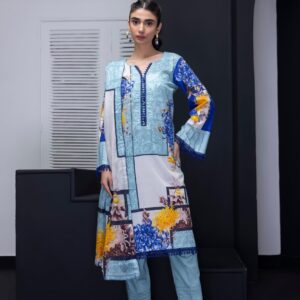 3 Pcs Lawn – Unstitched Salina by Regalia Textile