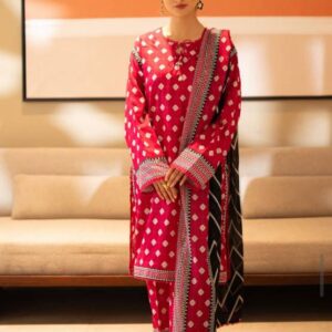 3 Pcs Lawn – Unstitched Salina by Regalia Textile