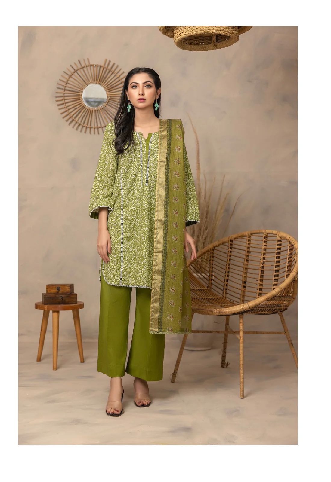 3 Pcs Lawn - Unstitched Salina by Regalia Textile