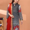 3 Pcs Lawn - Unstitched Salina by Regalia Textile
