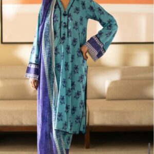 3 Pcs Lawn – Unstitched Salina by Regalia Textile