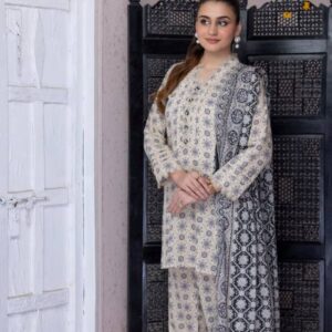 3 Pcs Lawn – Unstitched Salina by Regalia Textile