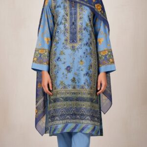 3 Pcs Lawn – Unstitched Salina by Regalia Textile