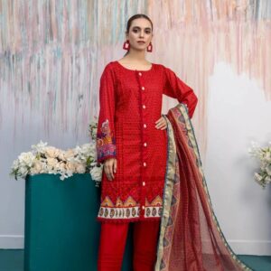 3 Pcs Lawn - Unstitched Salina by Regalia Textile