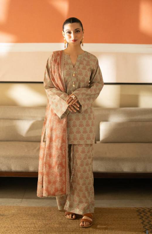 3 Pcs Lawn - Unstitched Salina by Regalia Textile