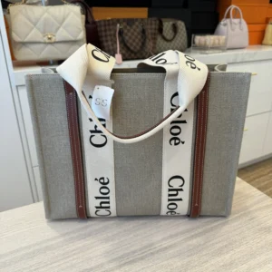 CHLOE CANVAS TOTE 51 - GREY