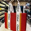 CHLOE CANVAS TOTE 51 – RED